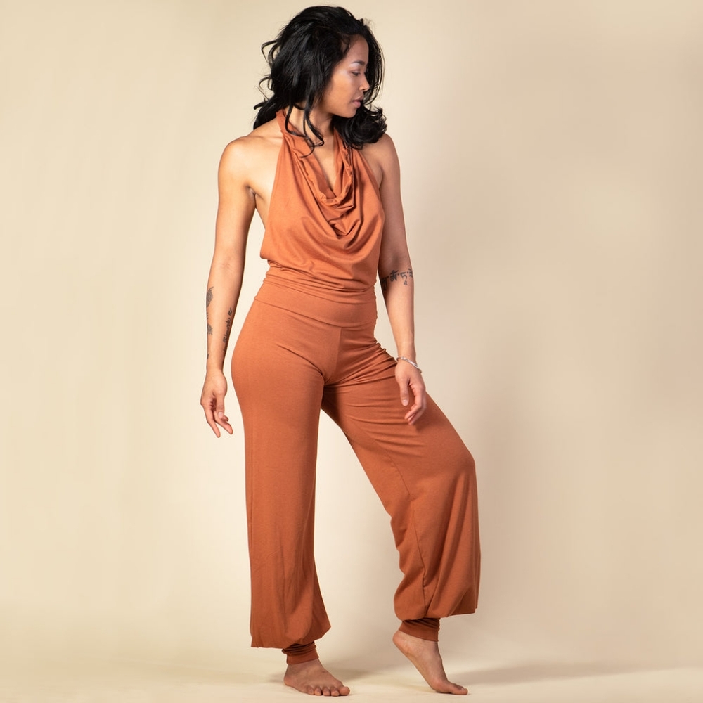 Aria Lattner Jumpsuit (Rust Orange)